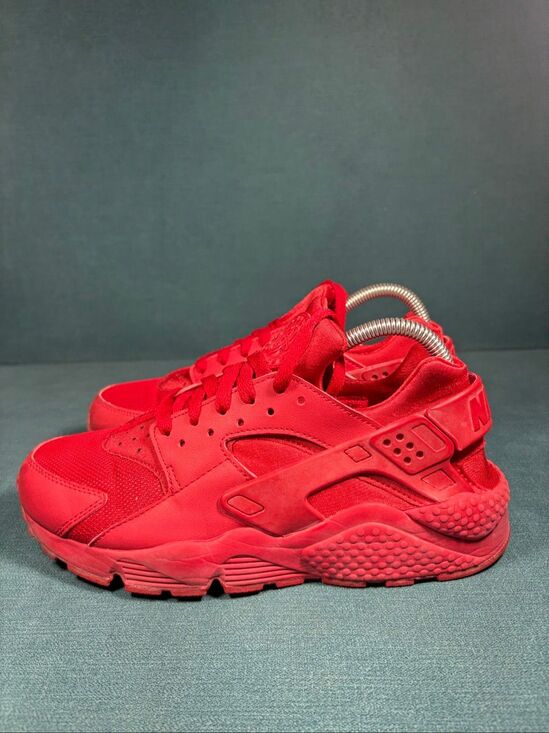 Nike Air Huarache Run Mens Size 8 Triple Red University Red Sneakers 318429-660 main image 3